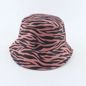 Chapeau <span class=keywords><strong>bob</strong></span> de pêcheur pour hommes, seau à la mode, noir et <span class=keywords><strong>blanc</strong></span>, imprimé zèbre, Panama, Hip Hop, printemps été - Product Image 6