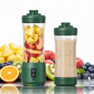 Licuadora Portátil de 600 ml, Vaso para Hacer Smoothies Personal, 6 Cuchillas de Acero Inoxidable, Recargable por USB, Botella Mezcladora de Viaje - Product Image 3