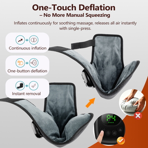 Masseur de cheville électrique sans fil à compression d'air avec chauffage intelligent NTC et <span class=keywords><strong>ceinture</strong></span> de massage à air pour la récupération sportive à domicile - Product Image 6