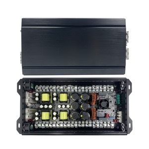Amplificatore auto monoblocco Zeming 8000W 1 canale classe D per sistemi audio da competizione 90dB con crossover. - Product Image 1