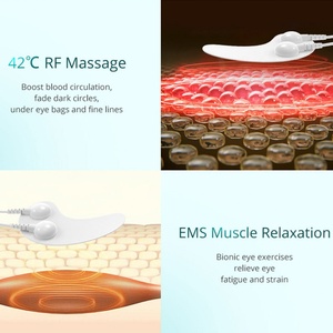 เครื่องนวด EMS บรรเทาอาการปวดกล้ามเนื้อใต้ตา แผ่นแปะตาแบบพกพาขนาดเล็ก อุปกรณ์ลดรอยคล้ำใต้ตา - Product Image 3