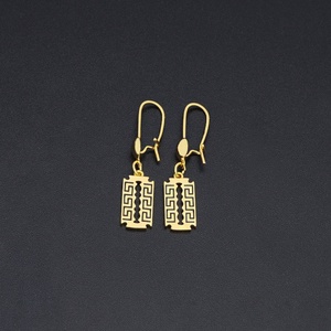 Jxx Directly Sale New Arrival 24k Gold Plated <b>Long</b> Drop Dangle <b>Earrings</b> Women Jewelry Dangle - Product Image 5