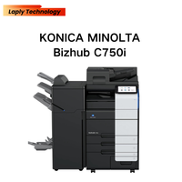 Mesin Fotokopi Warna Kantor Konica Minolta Bizhub C750i Printer A3 Area Cetak Maksimum Kecepatan Tinggi Bekas Tipe Umum