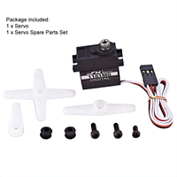 Offre Spéciale JX PDI-1151MG 15g Mini Servo Numérique Étanche IP67 6mm à Moteur Sans Noyau en Métal de Haute Qualité pour Pièces de Camion/Bateau RC