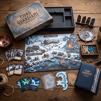 Cartes de personnages LARP avec kits de racontage d'histoires, finitions brutes éco-luxe prêtes pour l'EUDR, pour une histoire immersive, style valise