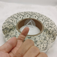 Étiquettes d'emballage en braille en relief triangulaires, étiquettes autocollantes personnalisées en vinyle circulaires transparentes tactiles d'avertissement