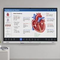 Écran tactile interactif de 86 pouces pour la démonstration éducative médicale