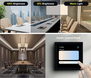 스마트 라이프 이더넷 WiFi 터치 LCD 화면 음성 제어 알렉사 안드로이드 리눅스 시스템용 스마트 홈 제어 패널 - Product Image 4