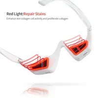 Nouveau design de masseur oculaire à micro-courant, appareil de luminothérapie rouge sous les yeux pour soulager les poches sous les yeux et la fatigue oculaire