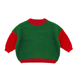 Hot Selling Customized Winter Long Sleeve Kids Knit Pullover <strong>Jumper</strong> Tops Solid Color Wholesale <strong>Christmas</strong> Baby <strong>Girl</strong> Sweater - Product Image 6