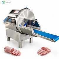 Machine automatique horizontale pour trancher et couper la viande fumée, le bœuf congelé, le jambon et le fromage