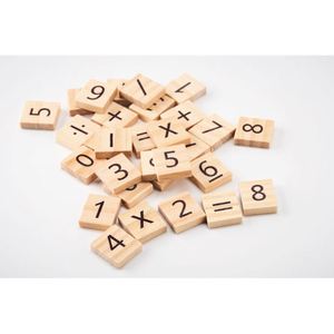 Juego Educativo de Contar de Madera Portátil, Ecológico, Promocional, con Logotipo Personalizado, en Bolsa de Algodón, para Niños, Set de Regalo - Product Image 3