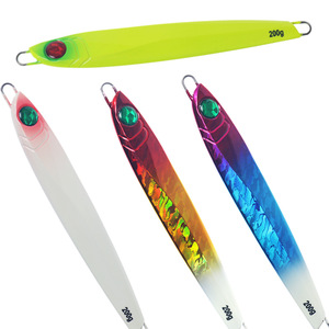 Señuelo de Pesca de Acción Lenta de 200g, Metálico, para Pesca en Alta Mar de Atún y Mero Rojo - Product Image 4