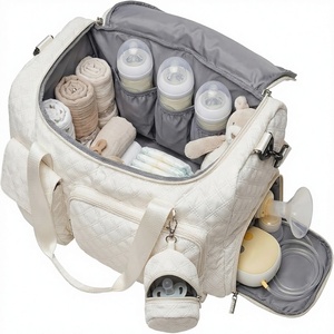 Sac à langer extra-large en tissu Oxford imperméable, avec compartiment à chaussures, poche pour biberon, fermeture éclair, sac tout-en-un pour <span class=keywords><strong>maman</strong></span> - Product Image 1