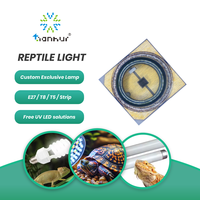 Reptile Light Fabricant UVA UVB LED Tropical Basking Terrarium Lampe pour Tortue Aquarium Tank Reptiles