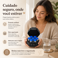 Étui de rangement pliable personnalisé en PLA 3 mm pour flacons d'insuline, peptides, huiles essentielles, cosmétiques et échantillons – Protection optimale