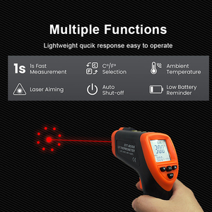 Termômetro Digital Infravermelho para Monitoramento de Temperatura, Termômetro IR para Indústria e Ferramentas de Pizza - Product Image 5
