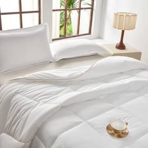Ensemble <span class=keywords><strong>de</strong></span> couette moderne quatre saisons, garnissage en fibres synthétiques douces, tissu microfibre cardé, 1 couette, <span class=keywords><strong>2</strong></span> <span class=keywords><strong>oreillers</strong></span>, vente en gros - Product Image 5