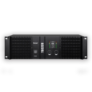 เพาเวอร์แอมป์ <span class=keywords><strong>TD2220</strong></span> 2200W ระดับมืออาชีพ 2 แชนแนล คลาส TD แบบบริดจ์ได้ สำหรับระบบเสียง คาราโอเกะ และเวทีแสดงสด - Product Image 1