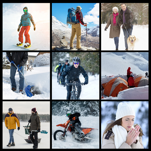 Gants <span class=keywords><strong>de</strong></span> <span class=keywords><strong>ski</strong></span> chauffants électriques pour homme et <span class=keywords><strong>femme</strong></span>, imperméables, pour l'hiver, pour le snowboard, 7,4 V, 2200 mAh - Product Image 5