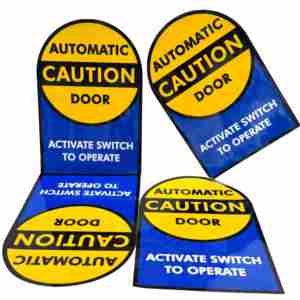 Autocollant statique résistant aux UV, vinyle mat amovible pour enseigne de porte en verre de magasin - Product Image 2