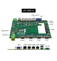 Nouvelle carte mère Mini ITX fine d'origine Intel I5 8265U 2 DDR4 4 RS232 SATA monocanal 64 Go serveur industriel embarqué