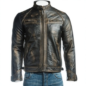 Veste en cuir pour homme, nouvelle collection, design tendance, veste en cuir PU, qualité supérieure, veste en cuir de vachette. - Product Image 2