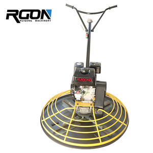 Machine à lisser les sols à essence efficace, à conducteur marchant, à coins arrondis, outil de construction - Product Image 2