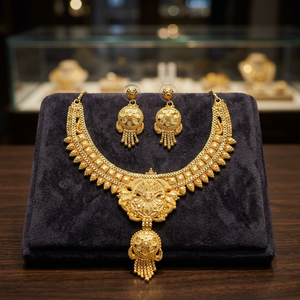 Gold Plated Micro Forming Necklaces <b>Wedding</b> Season Jewelry for Women Special Occasion Copper & Brass Chapado En Oro Oro Laminado - Product Image 6