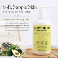 Lotion corporelle hydratante bio MiiGuu à l'avocat 4-en-1 - Hydratation intense, nourrit les peaux sèches, absorption rapide, convient aux peaux sensibles