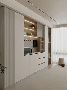 Modern Solid Wood Luxury <b>Sideboard</b> <b>Storage</b> Cabinet with Large Capacity and Durable Design for Living Room Home Furniture - Product Image 5