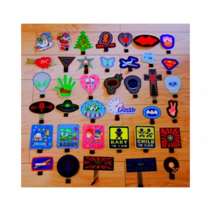 Autocollants de voiture <span class=keywords><strong>EL</strong></span> ultra-minces personnalisés à haute luminosité avec taille/forme/couleur personnalisées avec option de lumière constante/flash Produits <span class=keywords><strong>EL</strong></span> - Product Image 3
