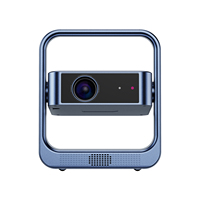 Projecteur intelligent C9 officiel sous licence N, portable, Wi-Fi, 4K, correction automatique de la distorsion trapézoïdale, Android 13, LCD 1080P, pour jeux et usage domestique, avec haut-parleurs intégrés, 300