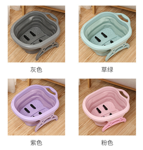Foldable Footbath Massage <b>Bucket</b> Soaking <b>Bucket</b> <b>Folding</b> Basin Spa Foot Bath <b>Bucket</b> Household Sauna Bathtub Pedicure Bath Bathtub - Product Image 3