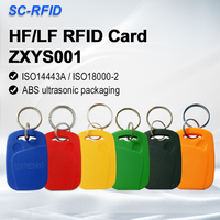 Ab Lager: NFC-Schlüsselanhänger, Zugangskontrollkarten, Türöffner-Schlüsselanhänger, F08 Chip RFID-Schlüsselanhänger für Zugangskontrolle und Türschlösser