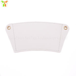 夏季简约便携杯套载体聚氨酯皮革咖啡杯套商务促销礼品 - Product Image 5