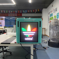 Promotion : Boîtier de livraison pour moto en fibre de verre à ouverture latérale, avec écran LED vidéo couleur intégrale IP65 pour affichage de bienvenue, modèle P3 extérieur OEM