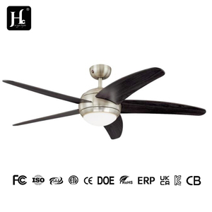 Ventilateur de plafond de 52 pouces avec kit d'éclairage et télécommande, ventilateur à 5 pales avec lumière - Product Image 6