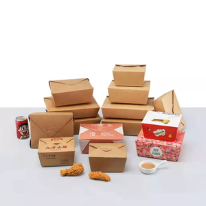 Caixa de embalagem de papel comestível, sanduíche para cozinhar bolos de hambúrguer, chocolate, biscoito, produtos de embalagem - Product Image 3