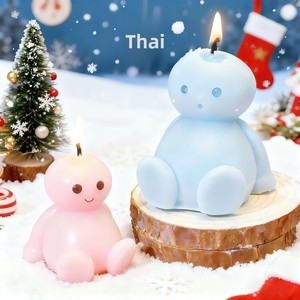 <span class=keywords><strong>Molde</strong></span> de silicona 3D de muñeco de nieve sentado para velas, moldes de resina DIY para árbol de Navidad, para hacer adornos de yeso y arte. - Product Image 4