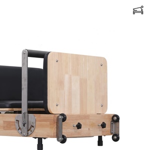 Réformateurs de Pilates Pliables En Bois Légers De Marque OEM, Machine De Studio De Yoga Portable <span class=keywords><strong>Et</strong></span> Réglable, Durable <span class=keywords><strong>Et</strong></span> Saine - Product Image 4
