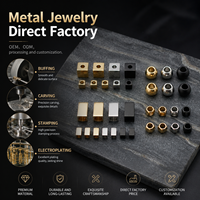 Pendentif goutte d'eau en acier inoxydable personnalisé en usine, breloque grain de riz, perle d'espacement usinée, finition de chaîne, composants de bijoux DIY OEM