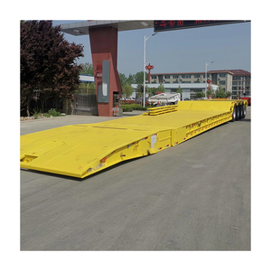 Nouvelle semi-remorque Lowbed lourde 3 essieux remorque Lowboy détachable <span class=keywords><strong>à</strong></span> <span class=keywords><strong>vendre</strong></span> - Product Image 1