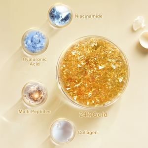 Sérum Visage Anti-rides Haute Qualité Or 24 carats Peptides Acide Hyaluronique Niacinamide Soin de la Peau Beauté - Product Image 4
