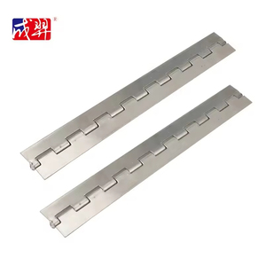 Bisagra de piano resistente oculta Sus304 Acero inoxidable Hierro forjado Fabricación de metal Bisagra de gabinete plegable de acero - Product Image 4