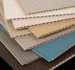 Pannelli Moderni in Composito Legno-Plastica per Rivestimento Pareti, Controsoffitti Sospesi, Pannelli Decorativi Antistatici in Plastica - Product Image 3