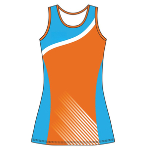 Benutzer definierte gelbe Netball-Uniform für die Sommer-Tennis saison für Netball-Teams - Product Image 6
