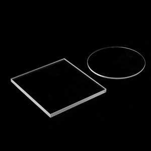 تخفيضات كبيرة نافذة بصرية متينة زجاج دائري الياقوت الكريستال الياقوت ورقة زجاج - Product Image 1