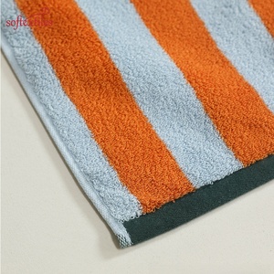 SOFTEXTILES Factory High Quality Custom Striped Thick 100% Cotton <strong>Extra</strong> <strong>Large</strong> Beach <strong>Towel</strong> Wholesale Turkish Beach <strong>Towel</strong> - Product Image 3