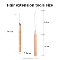 Kit d'outils pour extensions de cheveux en gros, crochets pour perruques, anneaux pour cheveux, outils de fabrication de perruques, accessoires et outils pour perruques, extensions de cheveux micro nano ring